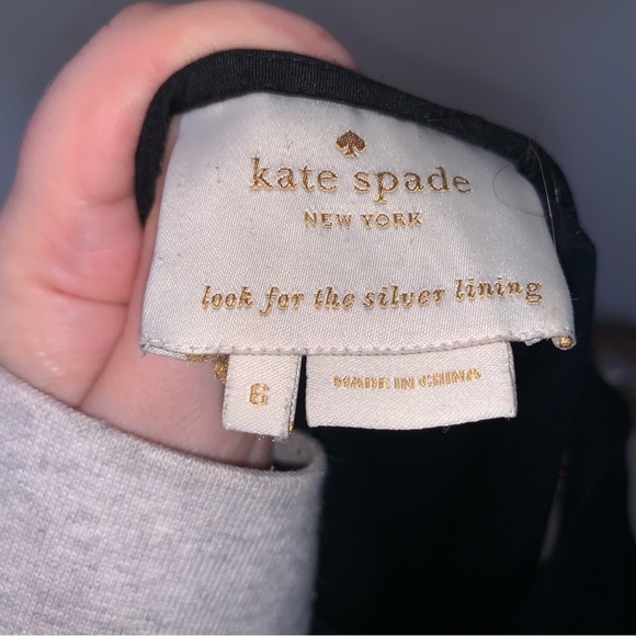 Kate Spade Black Fit and Flare Midi Dress - Picture 3 of 8